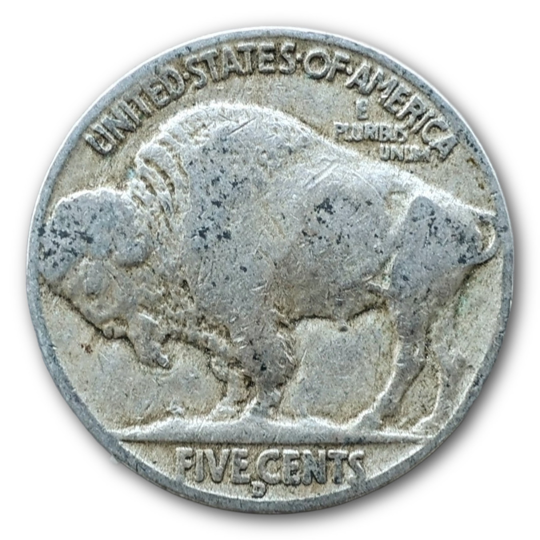 1937 - Denver Buffalo Nickel G/VG
