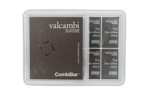 Valcambi Suisse 10 Gram Silver Bar Only! Card Not in Assay