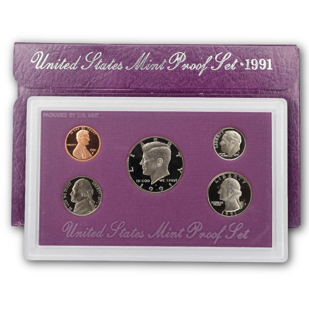 1991 S Proof Set In Original Government Packaging