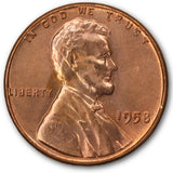 1958-P Lincoln Wheat Cent GEM BU