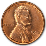 1956-D Lincoln Wheat Cent GEM BU