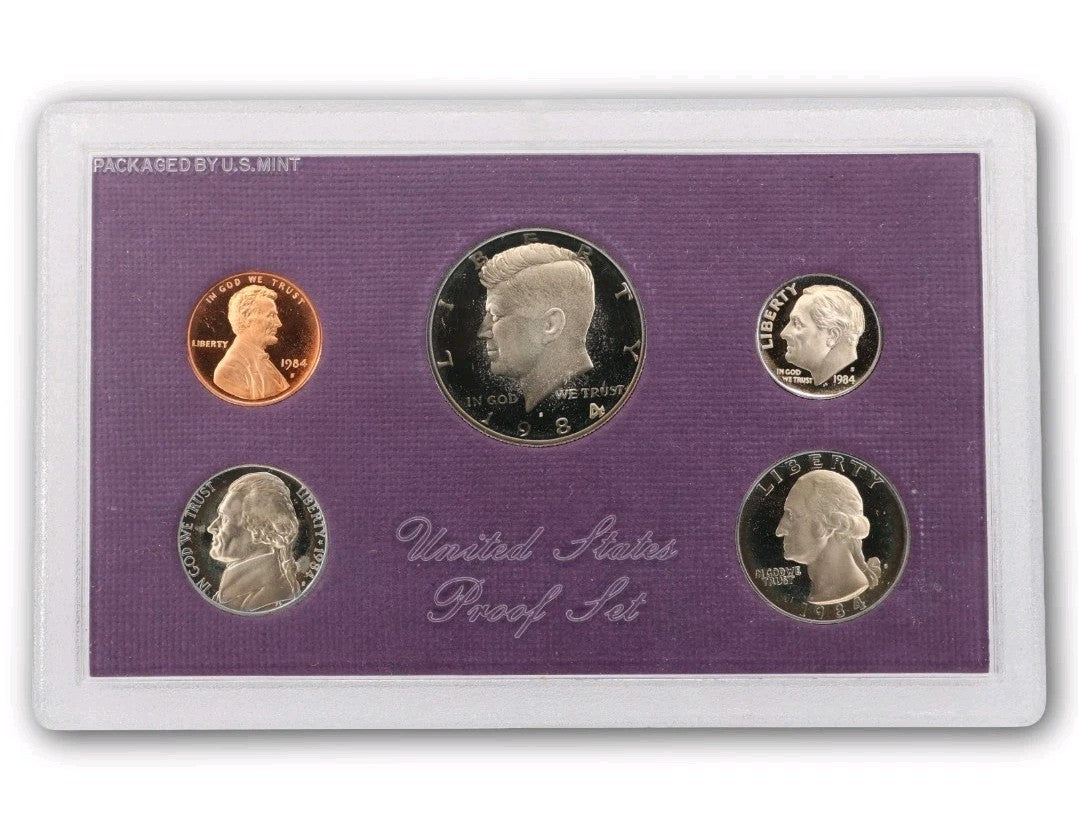 1984 S Proof Set In Original Government Packaging