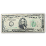 1934 $5 Dollar Federal Reserve Note F/VF