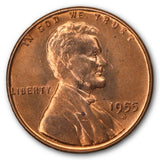1955-S Lincoln Wheat Cent GEM BU