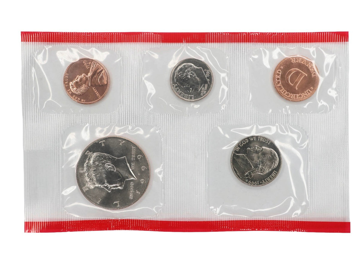 1999 Uncirculated Coin in Original Government Packaging