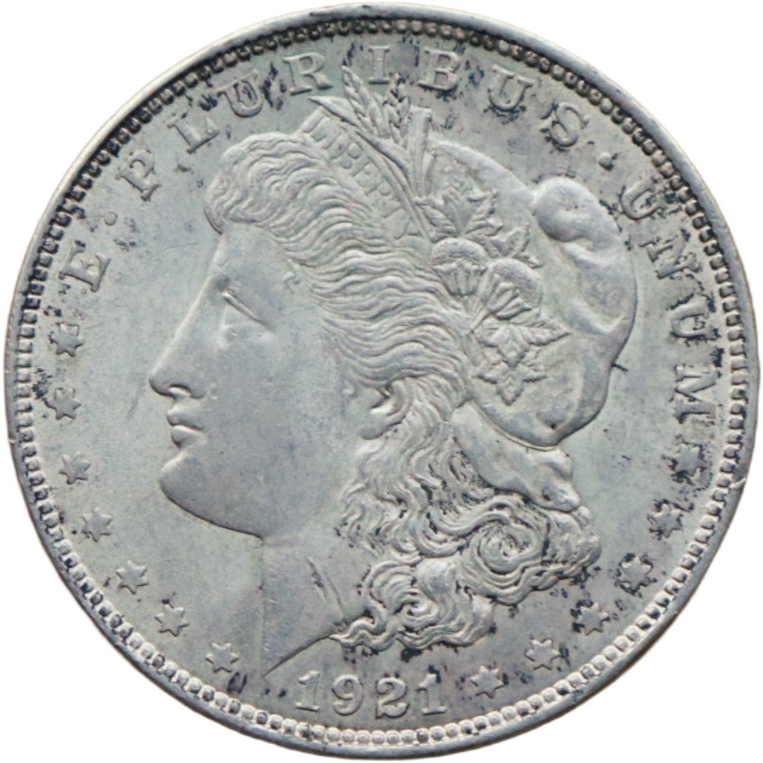 1921 $1 Morgan Silver Dollar VG/Xf