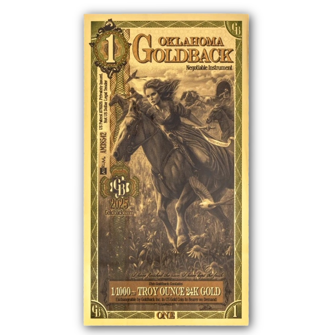 2025 Oklahoma 1 Goldback