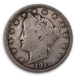 1912 (P) Liberty "V" Nickel G/VG