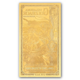 1/2 OKLAHOMA Goldback Aurum Gold Foil Note
