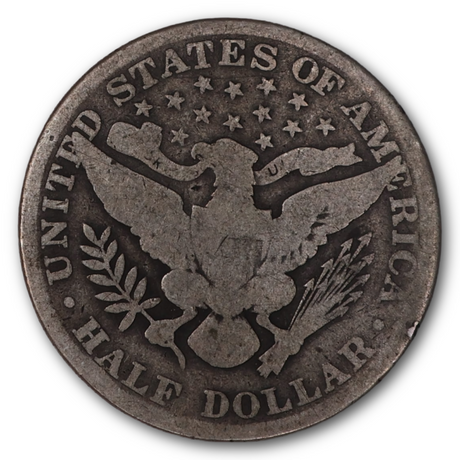 Barber Half Dollar (1892-1915) - 90% Silver