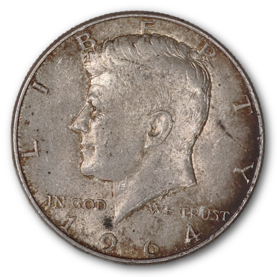 90% Silver 1964 Kennedy Half Dollar
