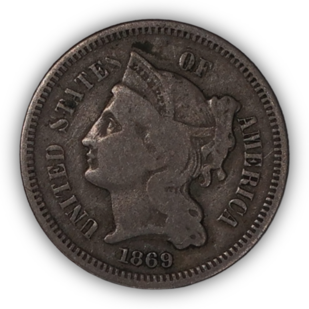 Three-cent Nickel G/VG (1865 - 1889)