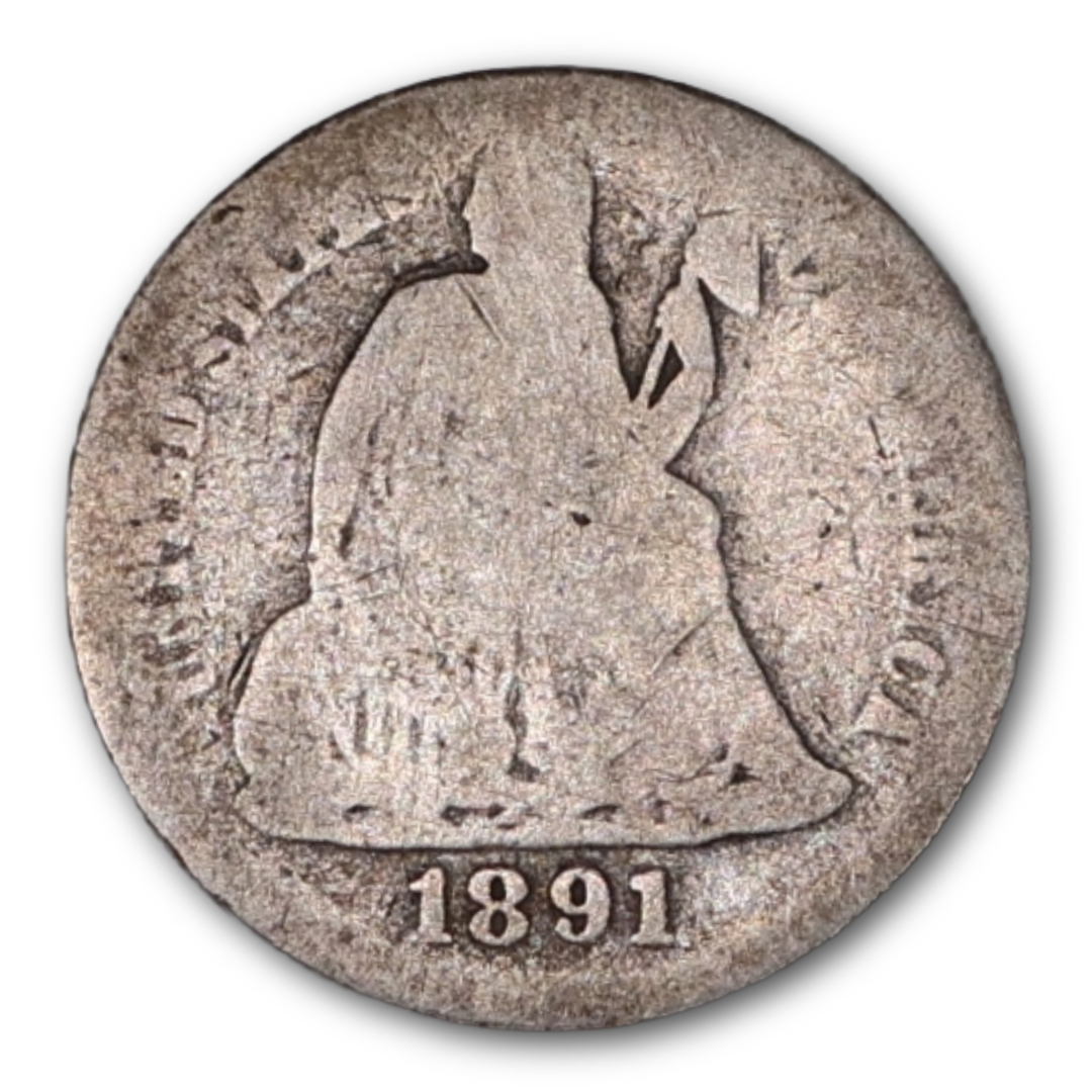 Seated Liberty Dime Cull (1837-1891)