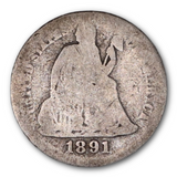 Seated Liberty Dime Cull (1837-1891)