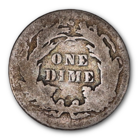 Seated Liberty Dime Cull (1837-1891)