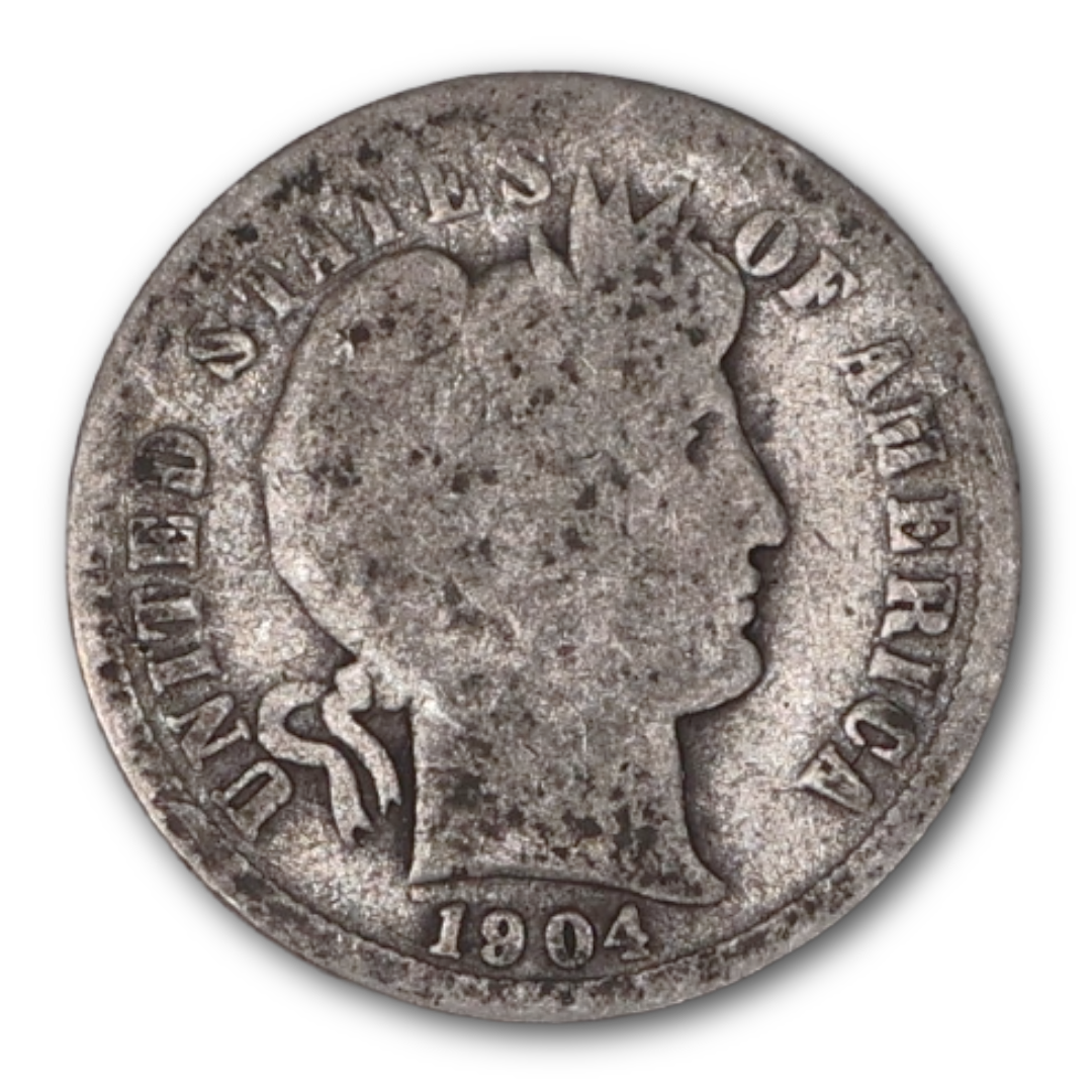 Barber Dime - 90% Silver