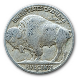 1937 - Denver Buffalo Nickel G/VG