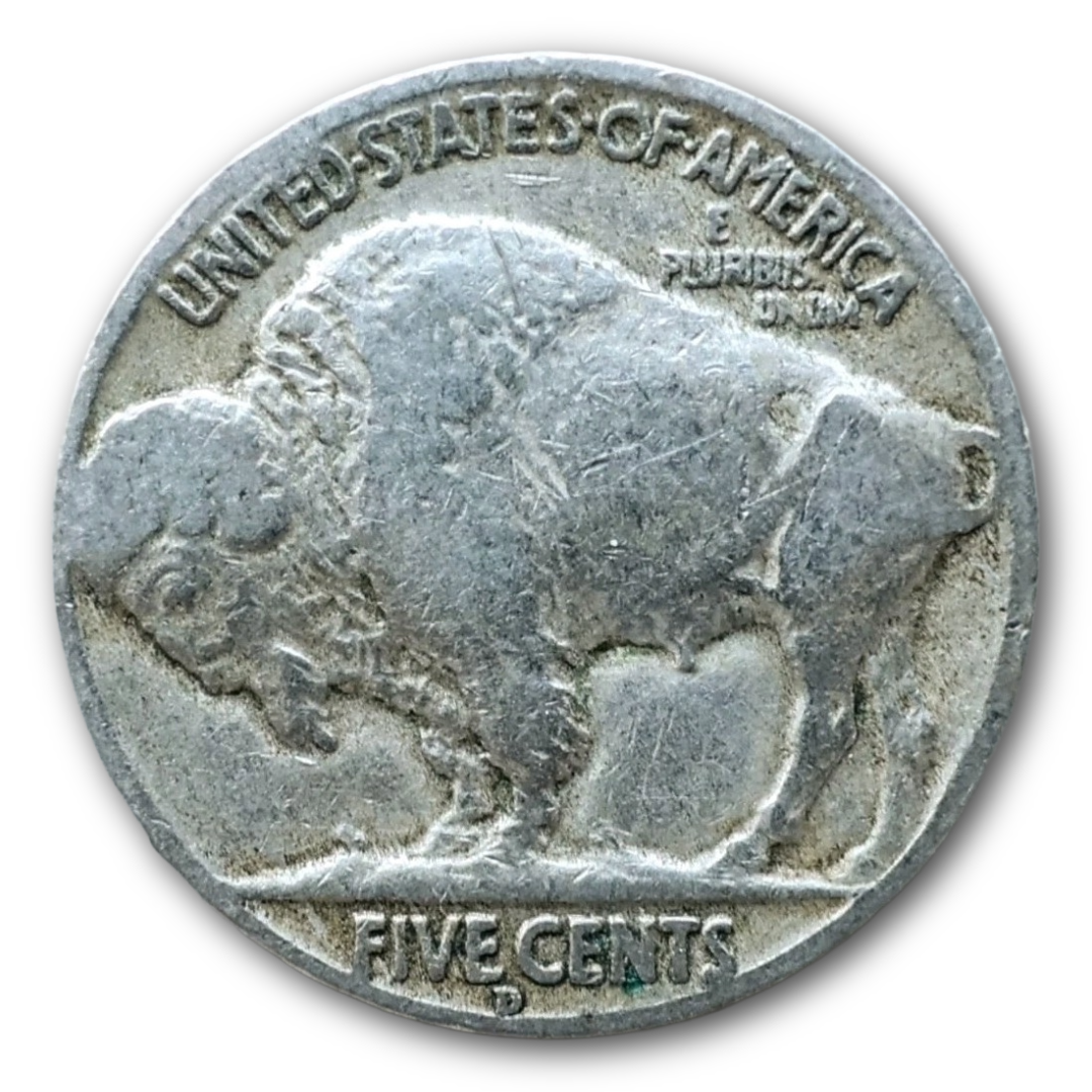 1936 - Denver Buffalo Nickel G/VG