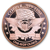 9/11 Memorial One Ounce Fine Copper Round