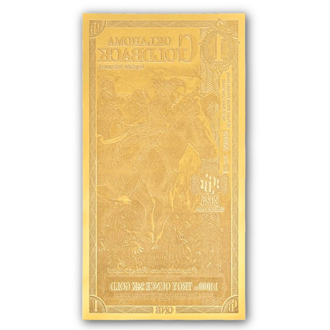 2025 Oklahoma 1 Goldback