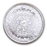 1/10 oz Silver Aztec Calendar Round