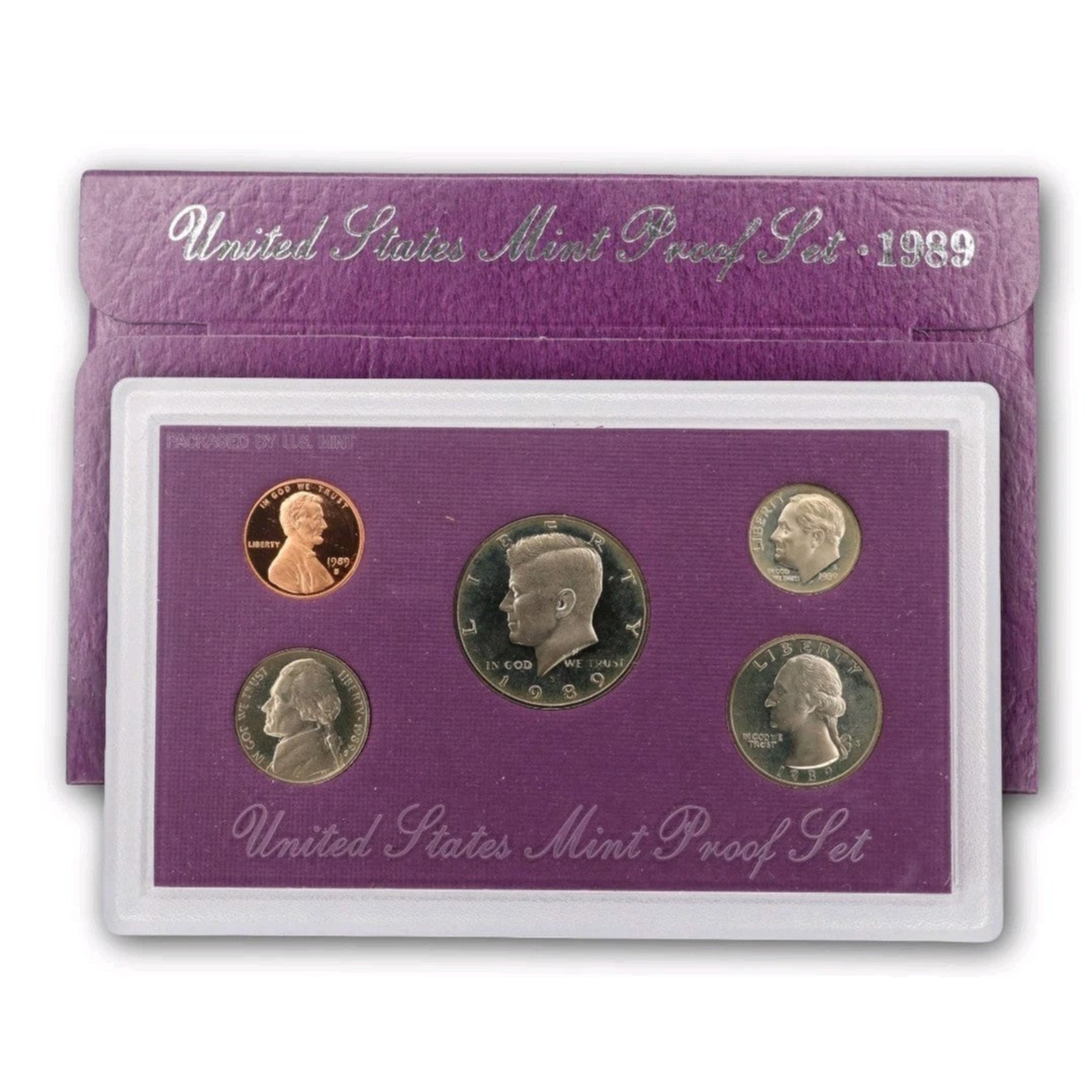 1989 S Proof Set In Original Government Packaging