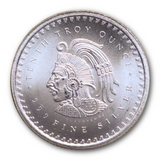 1/10 oz Silver Aztec Calendar Round