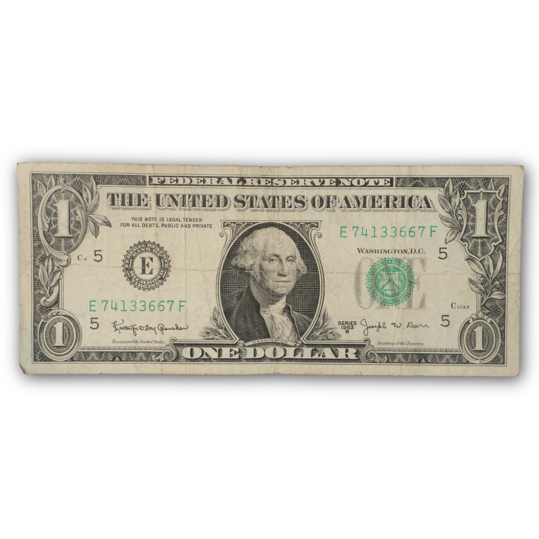 1963 B Barr 1$ Note