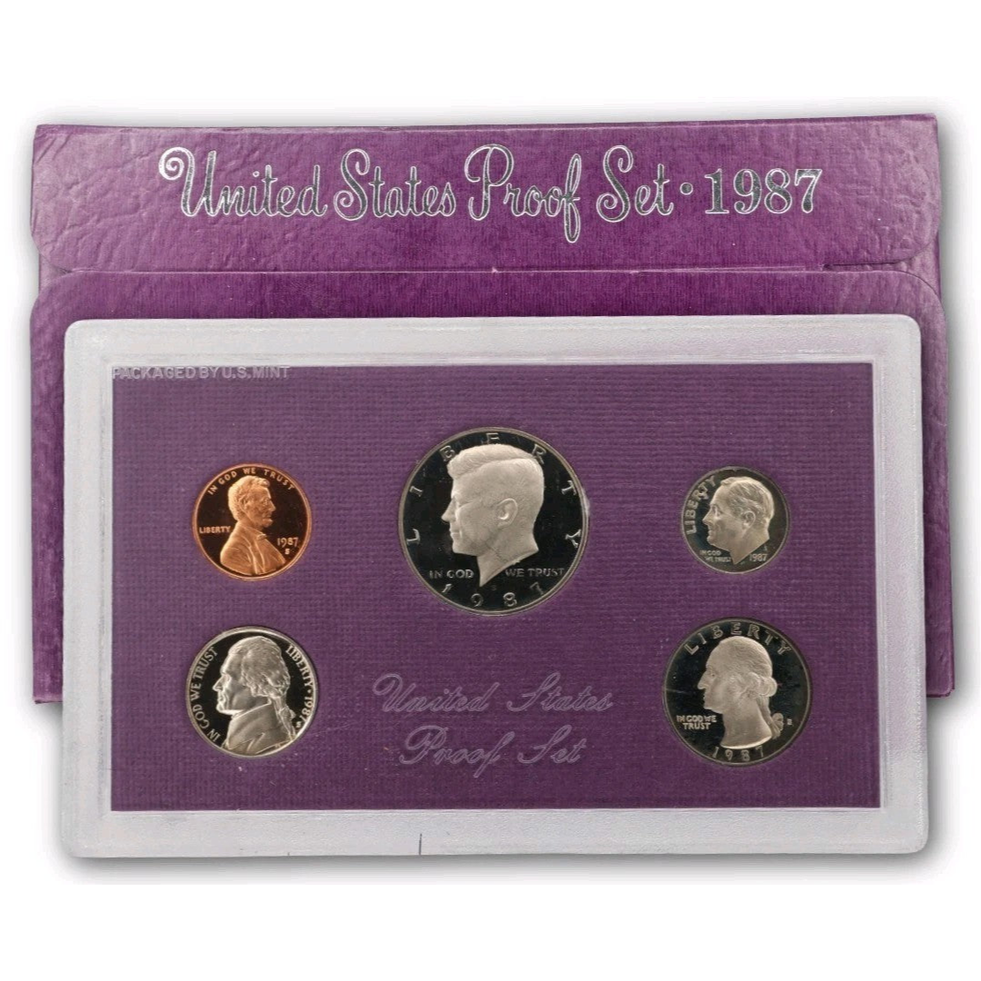 1987 S Proof Set In Original Government Packaging